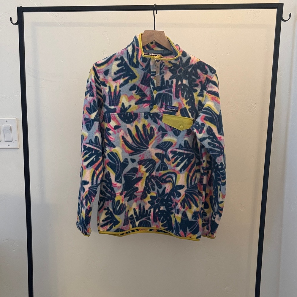 Patagonia Multicolor Floral Fleece Pullover